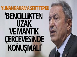 Bakan Akar'dan Yunanistan Savunma Bakanı'nın açıklamalarına tepki