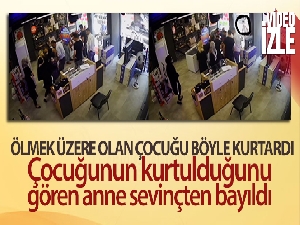 İzlediği videolardan öğrendiği teknikle ölmek üzere olan çocuğu böyle kurtardı