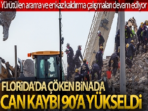 Florida'da çöken binada can kaybı 90'a yükseldi