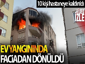 Niğde'deki ev yangınında faciadan dönüldü: 10 kişi hastaneye kaldırıldı