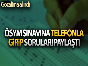 DGS kitapçığının görüntülerini yayınlayan adaya gözaltı