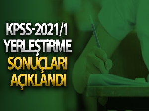 KPSS-2021/1 sonuçları açıklandı!