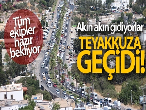 Bodrum teyakkuza geçti