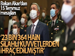 Bakan Akar'dan 15 Temmuz mesajları
