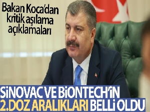 Bakan Koca'dan aşılama çalışmalarına yönelik kritik açıklamalar