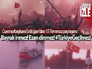 Cumhurbaşkanı Erdoğan sosyal medya hesabından ‘Türkiye geçilmez‘ notuyla paylaştı