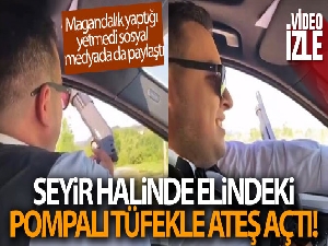 Magandalık yaptığı yetmedi, sosyal medyada da paylaştı
