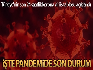 Son 24 saatte korona virüsten 35 kişi hayatını kaybetti