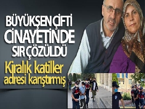 Konya'daki Büyükşen çifti cinayetinde flaş gelişme