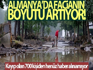 Almanya'daki sel felaketinde can kaybı 165'e yükseldi