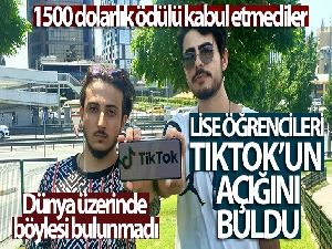 Lise öğrencileri Tiktok'un sınırsız jeton açığını buldu