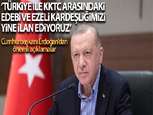 Cumhurbaşkanı Erdoğan KKTC meclisinde merakla beklenen müjdeyi açıkladı