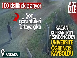 Kaçan kurbanlığın peşinden giden tıp öğrencisinin son görüntüleri ortaya çıktı