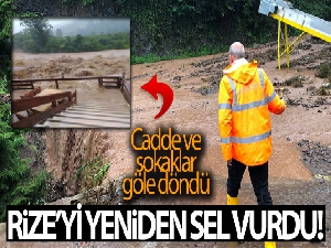 Doğu Karadeniz'i sel vurdu!