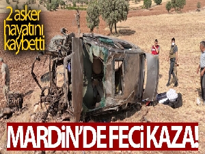 Mardin'de otomobil takla attı: 2 asker hayatını kaybetti