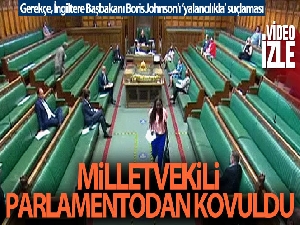 Johnson'ı 'yalancılıkla' suçlayan milletvekili parlamentodan kovuldu