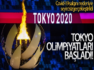 Tokyo Olimpiyatları Covid-19 salgını gölgesinde resmen başladı