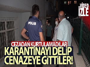 Kırıkkale'de karantinadaki aile cenazeye gidince ceza yedi