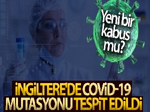 İngiltere'de yeni bir Covid-19 mutasyonu tespit edildi