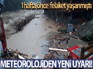 Meteoroloji'den Trabzon, Rize ve Artvin için şiddetli yağış uyarısı