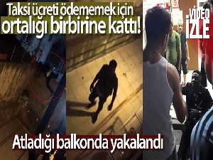 Esenyurt'ta yabancı uyruklu şahsın taksi ücreti vermeme oyunu kamerada