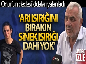 Kurbanlık koyunu ararken kaybolup vefat eden Onur'un dedesi iddiaları yalanladı