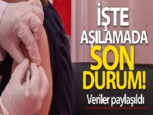Bakan Koca aşılamada son durumu açıkladı!