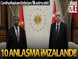 Cumhurbaşkanı Erdoğan'dan Angola açıklaması: 'Hedefimiz 500 milyon dolara ulaşmak'