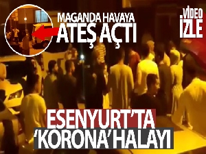 Esenyurt'ta ‘korona' halayı