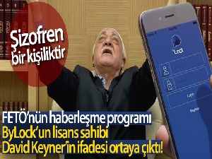 FETÖ'nün haberleşme programı ByLock'un lisans sahibi David Keyner'in ifadesi ortaya çıktı