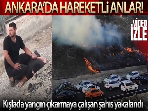 Polatlı'da kışlada yangın çıkarmaya çalışan şahıs yakalandı