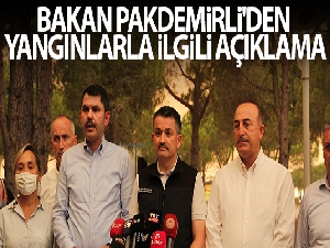Bakan Pakdemirli'den ülke genelindeki yangınlarla ilgili açıklama