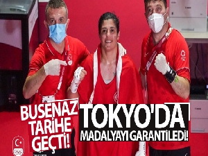 Busenaz Sürmeneli, Tokyo'da madalyayı garantiledi
