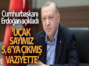 Cumhurbaşkanı Erdoğan: 'Türk Hava Kurumu'nun elinde, burada rahatlıkla kullanılabilecek uçak falan yok'