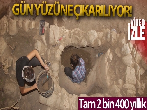 2 bin 400 yıllık mezar gün yüzüne çıktı