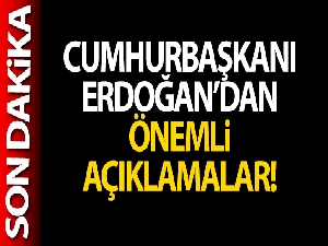 Cumhurbaşkanı Erdoğan afet bölgesinde yapılacak yardımları açıkladı
