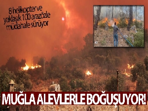 Muğla alevlerle boğuşuyor