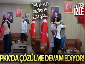 Terör örgütü PKK'nın kirli yüzünü gören 2 kadın terörist daha teslim oldu