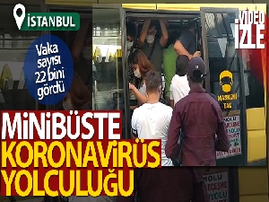 Vaka sayıları artmasına rağmen Esenyurt minibüslerinde yine aynı manzara