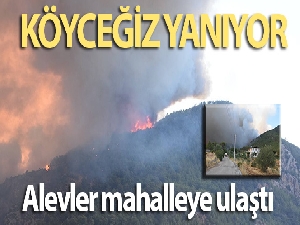 Köyceğiz yanmaya devam ediyor