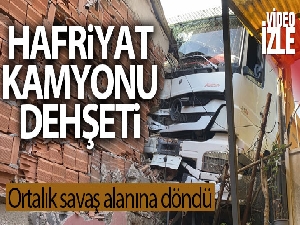 İstanbul'da hafriyat kamyonu dehşeti