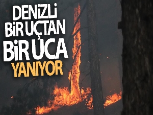 Denizli bir uçtan bir uca yanıyor