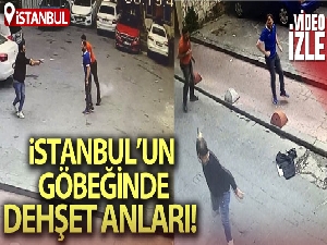 Beyoğlu'nda cinayet anları kamerada: 1 ölü, 1 yaralı