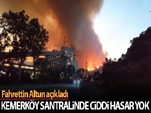 İletişim Başkanı Altun'dan yangında etkilenen Kemerköy termik santrali hakkında açıklama