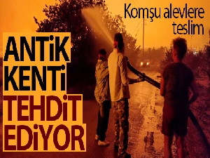 Yunanistan'da alevler Olympia antik kentine yaklaşıyor