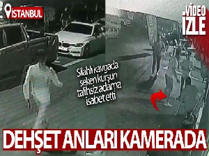 Şişli'de dehşet anları kamerada