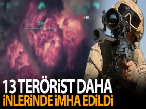 13 PKK'lı terörist etkisiz hale getirildi