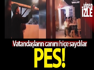 Rastgele ateş açan magandalar tehlike saçtı