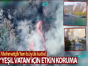 Mehmetçik'ten, Yeşil Vatan'ın korunmasına büyük katkı