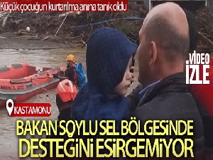 Bakan Soylu, Bozkurt'taki afetzedeler ile yakından ilgileniyor